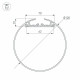 Профиль для светодиодной ленты Arlight SL-ROUND-D120-2500 ANOD+OPAL 020475