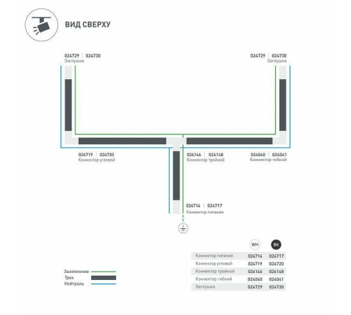 Заглушка для трека Arlight LGD-4TR 024729