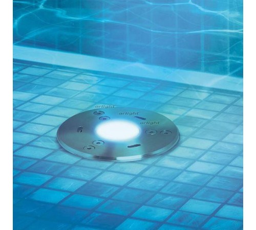 Встраиваемый в дорогу светильник Arlight KT-AQUA-COLOR-R85-9W RGB (SL, 25 deg, 12V) 024939