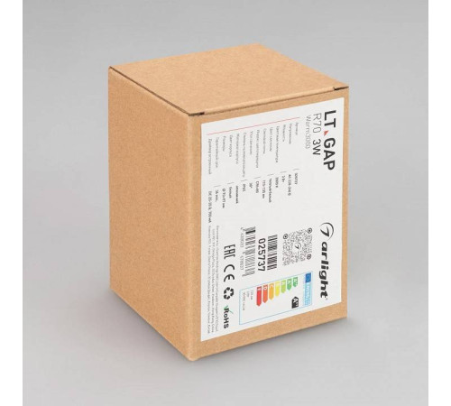 Встраиваемый светильник Arlight LT-GAP-R70-3W Warm3000 (WH, 30 deg) 025737