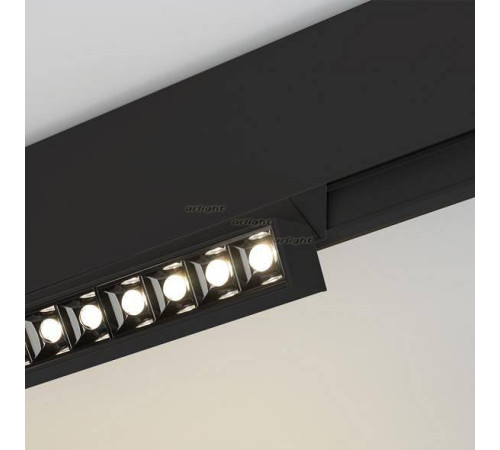 Светильник на штанге Arlight MAG-LASER-FOLD-45-S320-12W Warm3000 (BK, 15 deg, 24V) 026974