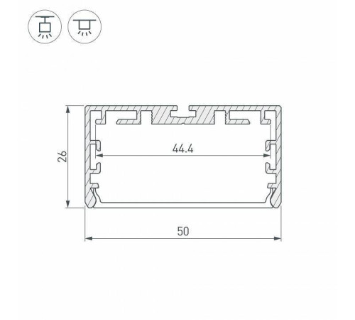 Профиль универсальный Arlight PLS-LOCK 033772