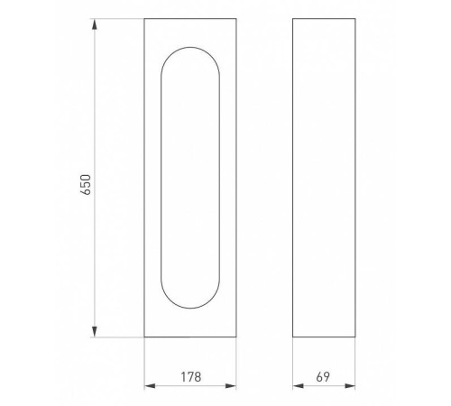 Наземный высокий светильник Arlight Muse 037524