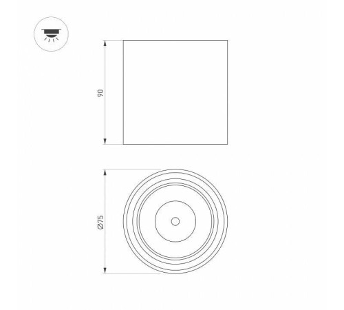 Накладной светильник Arlight SALT 039378