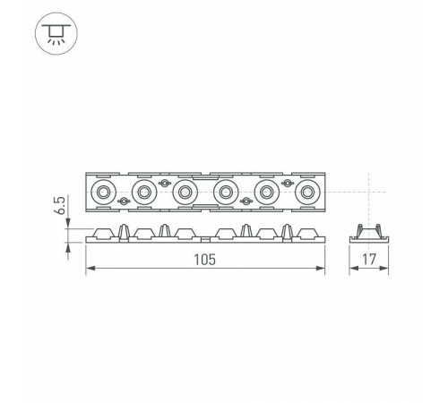 Рассеиватель Arlight SL-LINE 041791