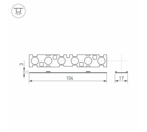 Рассеиватель Arlight SL-LINE 041793