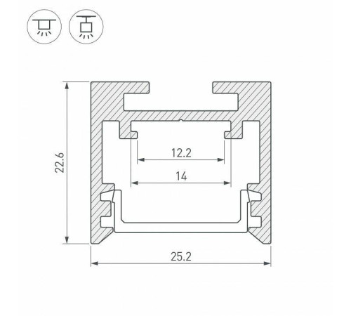 Профиль универсальный Arlight SL-LINE 043110