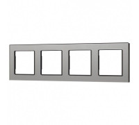 Рамка на 4 поста Arlight GLARE 043804