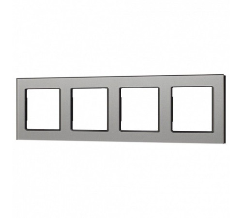 Рамка на 4 поста Arlight GLARE 043804