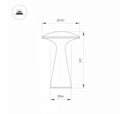 Настольная лампа декоративная Arlight SP-COLLADA 044361