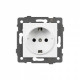 Розетка с заземлением, без рамки Arlight SCT 049814