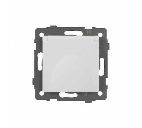 Розетка влагозащищенная с заземлением и со шторкой, без рамки с крышкой Arlight SCT 049833