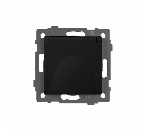 Розетка влагозащищенная с заземлением и со шторкой, без рамки с крышкой Arlight SCT 049835