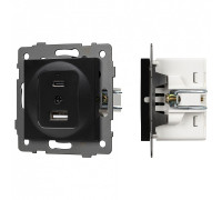 Механизм розетки 2хUSB type A и C Arlight SCT 049838