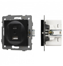 Механизм розетки 2хUSB type A и C Arlight SCT 049838