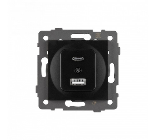 Механизм розетки 2хUSB type A и C Arlight SCT 049838