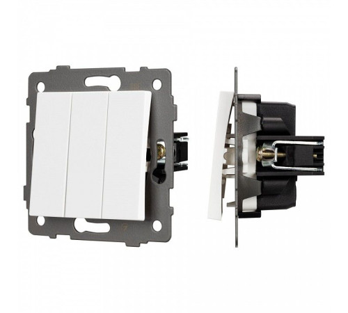 Выключатель трехклавишный без рамки Arlight SWT 049896