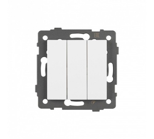 Выключатель трехклавишный без рамки Arlight SWT 049896