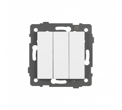 Выключатель трехклавишный без рамки Arlight SWT 049896