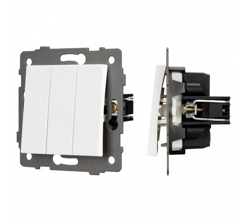 Выключатель трехклавишный без рамки Arlight SWT 049896