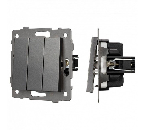 Выключатель трехклавишный без рамки Arlight SWT 049898