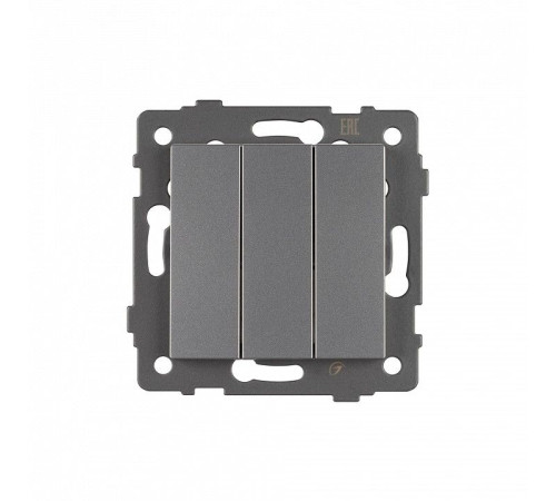 Выключатель трехклавишный без рамки Arlight SWT 049898