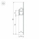Профиль-держатель накладной Arlight FANTOM 052699