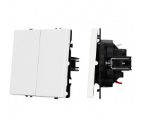 Выключатель двухклавишный без рамки Arlight SWT 054238