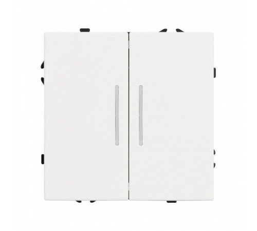 Выключатель проходной двухклавишный без рамки Arlight SWT 054240