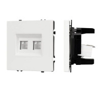 Розетка двойная Ethernet RJ-45 без рамки Arlight SCT 054312