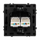 Розетка двойная Ethernet RJ-45 без рамки Arlight SCT 054313