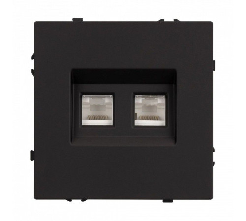 Розетка двойная Ethernet RJ-45 без рамки Arlight SCT 054313