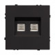 Розетка двойная Ethernet RJ-45 без рамки Arlight SCT 054313