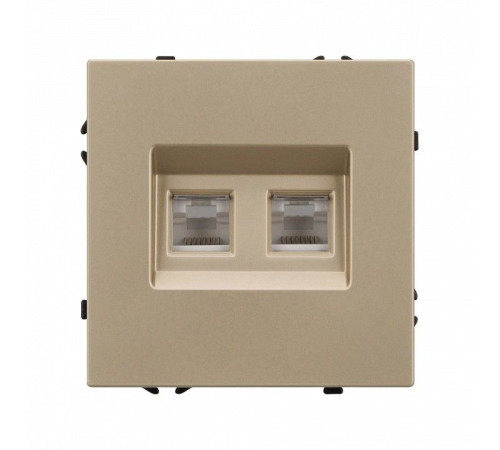 Розетка двойная Ethernet RJ-45 без рамки Arlight SCT 054314