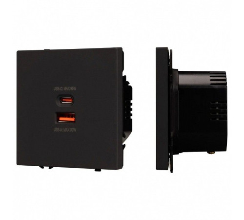 Розетка 2хUSB type A и C без рамки Arlight SCT 054317