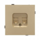 Розетка двойная Ethernet RJ-45 и со шторками, без рамки Arlight SCT-TENDO 054596