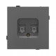 Розетка двойная Ethernet RJ-45 и со шторками, без рамки Arlight SCT-TENDO 054597
