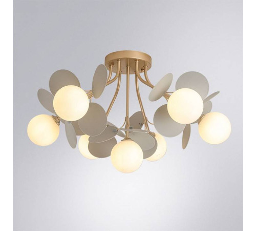 Потолочная люстра Arte Lamp Peacock 7 ламп A1369PL-7GY