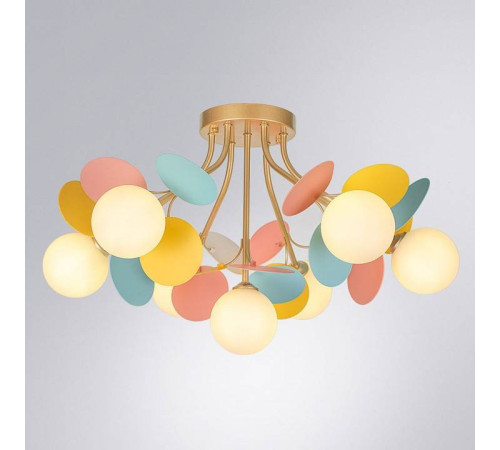 Потолочная люстра Arte Lamp Peacock 7 ламп A1369PL-7MD