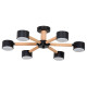 Потолочная люстра Arte Lamp TENDA 6 ламп A1624PL-6BK