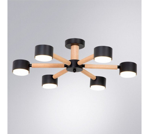 Потолочная люстра Arte Lamp TENDA 6 ламп A1624PL-6BK