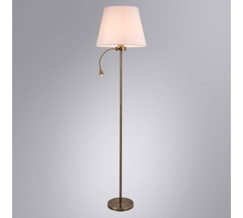 Торшер с подсветкой Arte Lamp Elba A2581PN-2AB
