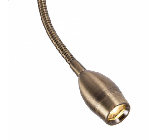 Торшер с подсветкой Arte Lamp Elba A2581PN-2AB