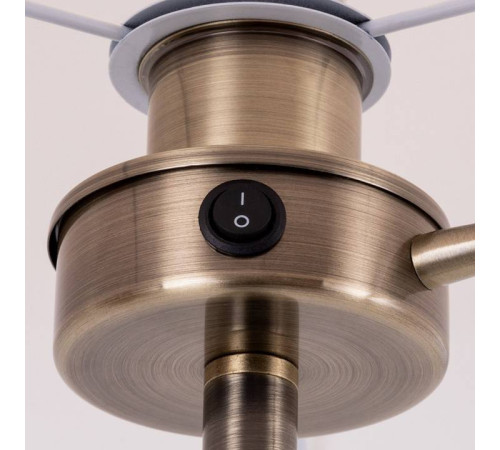 Торшер с подсветкой Arte Lamp Elba A2581PN-2AB