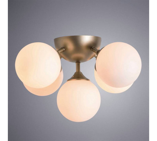 Потолочная люстра Arte Lamp Fobos 5 ламп A2704PL-5SG