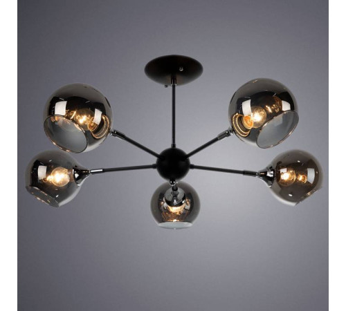 Люстра на штанге Arte Lamp Lagos 5 ламп A2708PL-5BK