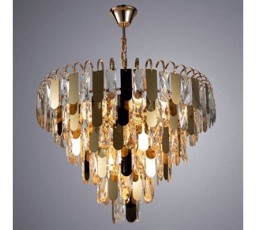 Подвесная люстра Arte Lamp Vivien 8 ламп A2719SP-8GO