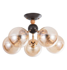 Люстра на штанге Arte Lamp Boston 5 ламп A4485PL-5BK