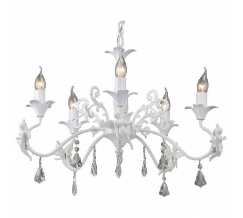Подвесная люстра Arte Lamp Angelina 5 ламп A5349LM-5WH