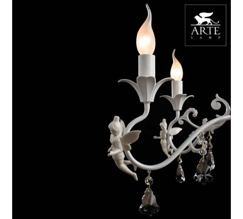 Подвесная люстра Arte Lamp Angelina 5 ламп A5349LM-5WH